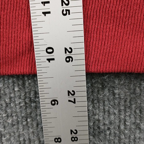 Velva Sheen Mens Embroidered Mickey Mouse Pullover Sweatshirt Red XL Vintage USA - Picture 11 of 12